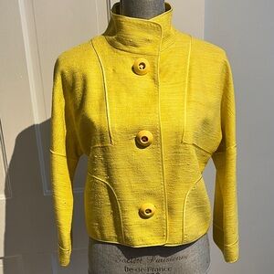 VINTAGE CARLISLE YELLOW BLAZER/JACKET